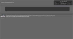 Desktop Screenshot of joern-frankenfeld.de